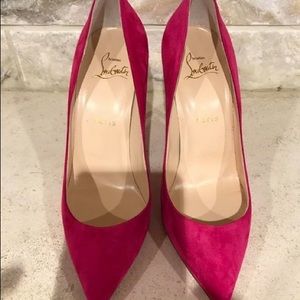 Christian Louboutin pink Pigalle Follies 100